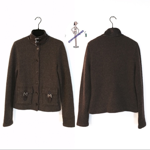 RLBL Cashmere & Leather Jacket - Picture 3 of 11